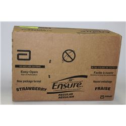 CASE OF 24 235ML ENSURE ON CHOICE: STRAWBERRY