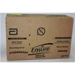 CASE OF 24 235ML ENSURE ON CHOICE: STRAWBERRY
