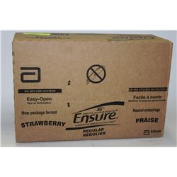 CASE OF 24 235ML ENSURE ON CHOICE: STRAWBERRY