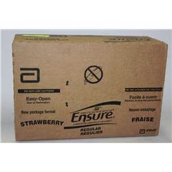 CASE OF 24 235ML ENSURE ON CHOICE: STRAWBERRY