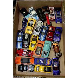 FLAT OF 24 DIE CAST HOT WHEELS