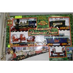 ANIMATED CHRISTMAS TRAIN IN BOX