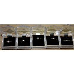 COLLECTION OF 5 LADIES FASHION RING