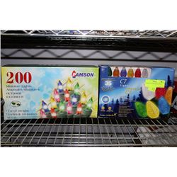 2 BOXES OF CHRISTMAS LIGHTS