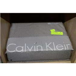CALVIN KLEIN 4PC KING BEDSHEET SET