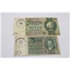 Image 1 : NAZI SS TOTENKOPF STANDARTE BANKNOTES X2
