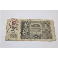 CONCENTRATION CAMP ORANIENBURG JUDE BANKNOTE
