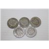 Image 1 : FIVE 1874-19021 GERMAN 10 PFENNIG COINS