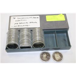 30 1978 EDMONTON COMMONWEALTH GAMES, UNCIRCULATED