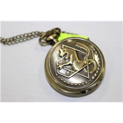 BRASS TONE POCKET WATCH