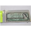 Image 1 : LOT OF THREE 1954 CANADIAN 1 DOLLAR BANKNOTES