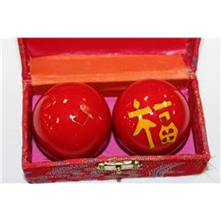 CHINESE BAODING(HEALING) BALLS ON CHOICE: RED