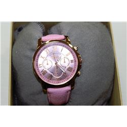 PINK GENEVA WATCH