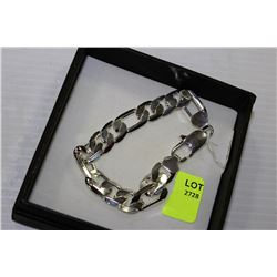 SILVER 8" BRACELET