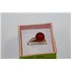 Image 1 : GENUINE CARNELIAN RING SIZE 6
