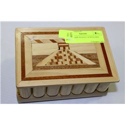HAND MADE PUZZLE JEWELLERY BOX