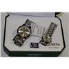 Image 1 : PAIR OF GENEVA WATCHES - MENS & WOMENS