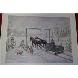 GEORGIA JARVIS THE FINAL GATE LTD EDITION PRINT