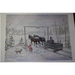 GEORGIA JARVIS THE FINAL GATE LTD EDITION PRINT