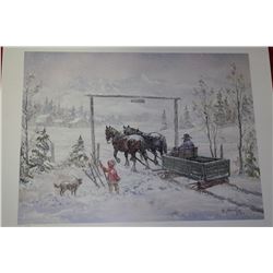 GEORGIA JARVIS THE FINAL GATE LTD EDITION PRINT