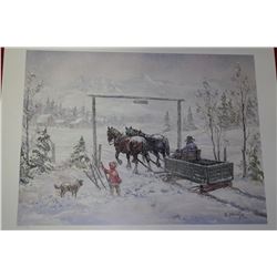 GEORGIA JARVIS THE FINAL GATE LTD EDITION PRINT