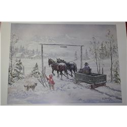 GEORGIA JARVIS THE FINAL GATE LTD EDITION PRINT