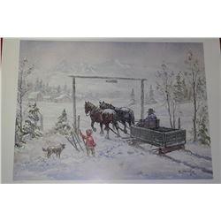 GEORGIA JARVIS THE FINAL GATE LTD EDITION PRINT