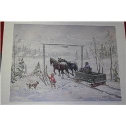 GEORGIA JARVIS THE FINAL GATE LTD EDITION PRINT