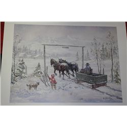 GEORGIA JARVIS THE FINAL GATE LTD EDITION PRINT