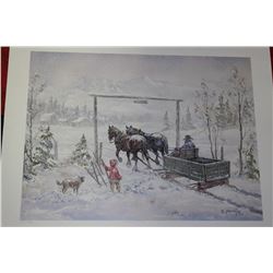 GEORGIA JARVIS THE FINAL GATE LTD EDITION PRINT