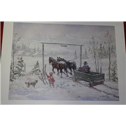 GEORGIA JARVIS THE FINAL GATE LTD EDITION PRINT