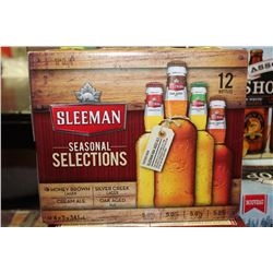 CASE OF 12 BOTTLES OF SLEEMAN SEASONAL SELECTIONS