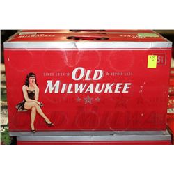 CASE OF 15 CANS OF OLD MILWAUKEE BEER