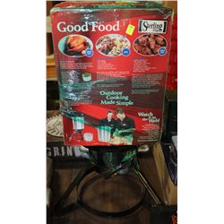 NEW STERLING FORGE TURKEY FRYER KIT & PROPANE