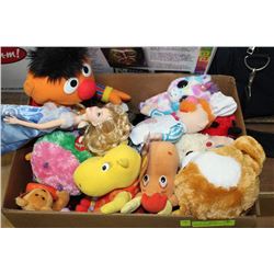 BOX W/ TY'S AND MUPPET SHOW COLLECTABLES
