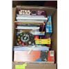 Image 1 : LARGE BOX OF KIDS BOOKS ARTS & CRAFTS AND PUZZLES