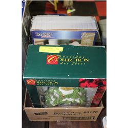 BATTERY OPERATED POLYRESIN CHRISTMAS TREE SCENE &