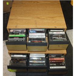 2 BOX OF CASSETTES *SOME CASES ARE EMPTY*