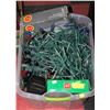 Image 1 : TUB OF ASSORTED CHRISTMAS LIGHTS &HEAVY DUTY TIMER