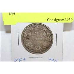 1913 GEORGE V SILVER 50 CENTS