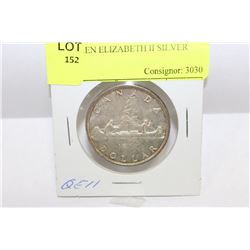 1960 QUEEN ELIZABETH II SILVER DOLLAR
