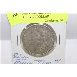 1921 "S" SAN FRAN MINT US MORGAN SILVER DOLLAR