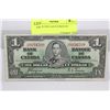 Image 1 : 1937 ONE DOLLAR BANKNOTE