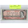 Image 1 : 1954 TWO DOLLAR BANKNOTE