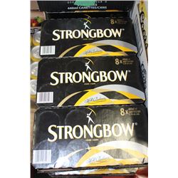 FLAT WITH 24 BOTTLES OF STRONGBOW CIDER 5.3%