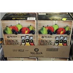 FLAT WITH 24 BOTTLES OF ROCK CREEK VARIETY PACKS