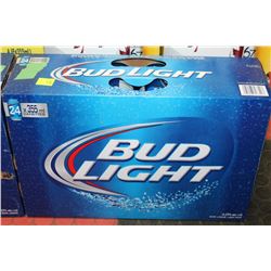 CASE WITH 24CANS OF BUD LIGHT BEER 4%