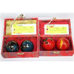 BOX OF CHINESE MEDICINE BALLS X2