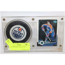 MARK MESSIER CARD & PUCK