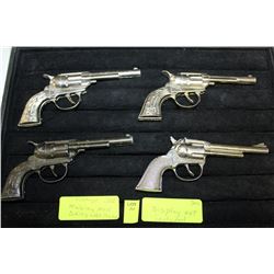 4 VINTAGE HARLEY & DAISY CAP GUNS
